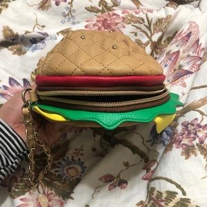 Betsy Johnson burger wristlet